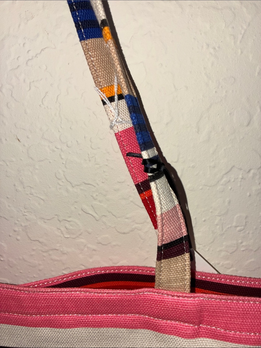 kate spade Pink, Blue & Red Striped Bow Tote - Picture 11 of 17